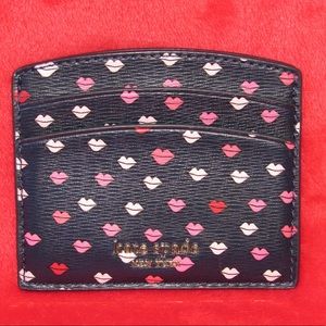Kate Spade- Sylvia lips cardholder